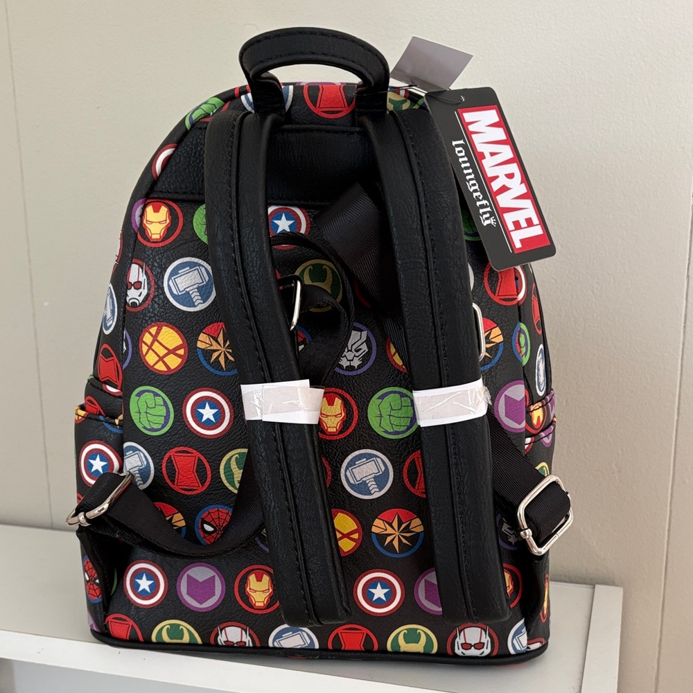 Loungefly Backpack Marvel Collab Mini Avengers ic… - image 2